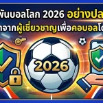 เดิมพันบอลโลก 2026 อย่างปลอดภัย: คำแนะนำจากผู้เชี่ยวชาญเพื่อคอบอลโดยเฉพาะ