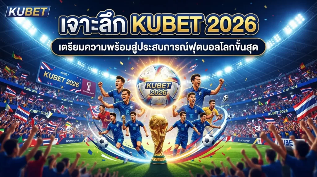 เจาะลึก KUBET 2026: เตรียมความพร้อมสู่ประสบการณ์ฟุตบอลโลกขั้นสุด